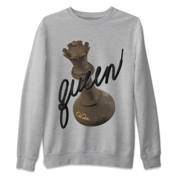 Air Jordan 1 Palomino shirt to match jordans 3D Queen sneaker tees AJ1 High Palomino SNRT Sneaker Release Tees Unisex Heather Grey 2 T-Shirt
