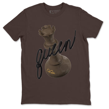 Air Jordan 1 Palomino shirt to match jordans 3D Queen sneaker tees AJ1 High Palomino SNRT Sneaker Release Tees Unisex Dark Chocolate 2 T-Shirt