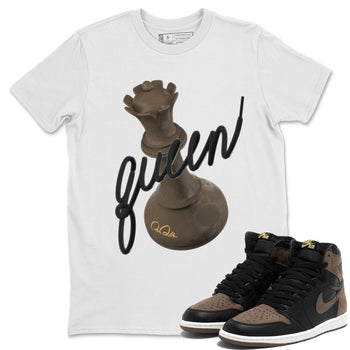 Air Jordan 1 Palomino shirt to match jordans 3D Queen sneaker tees AJ1 High Palomino SNRT Sneaker Release Tees Unisex White 1 T-Shirt
