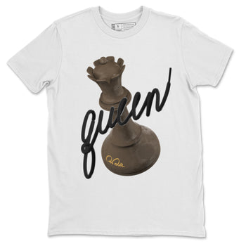 Air Jordan 1 Palomino shirt to match jordans 3D Queen sneaker tees AJ1 High Palomino SNRT Sneaker Release Tees Unisex White 2 T-Shirt