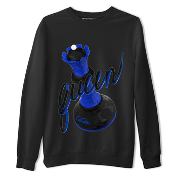 Air Jordan 1 Royal Reimagined shirt to match jordans 3D Queen sneaker tees AJ1 OG HIGH Royal Reimagined SNRT Sneaker Release Tees Unisex Black 2 T-Shirt