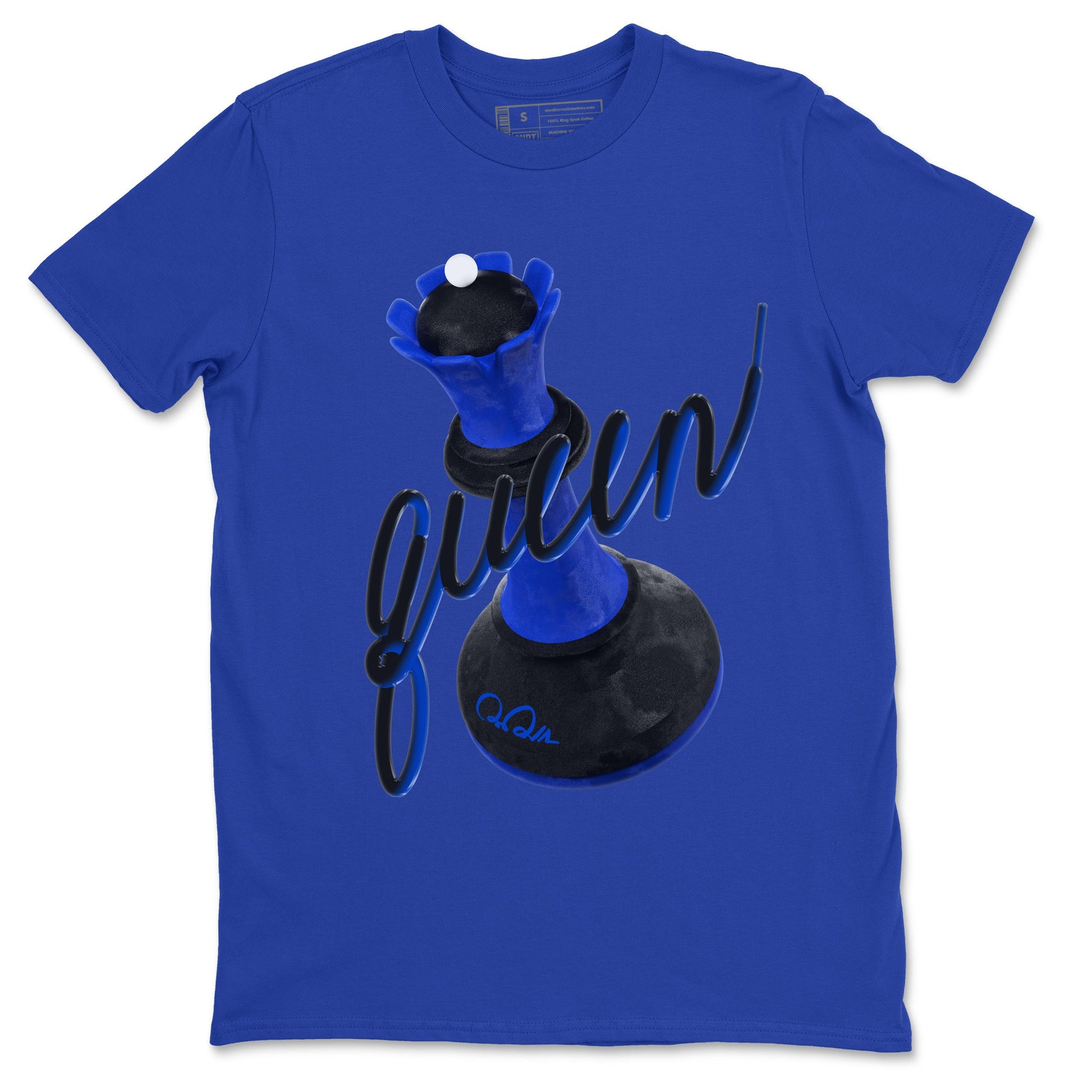 Air Jordan 1 Royal Reimagined shirt to match jordans 3D Queen sneaker tees AJ1 OG HIGH Royal Reimagined SNRT Sneaker Release Tees Unisex Royal Blue 2 T-Shirt