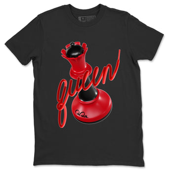 Air Jordan 1 Satin Bred Sneaker Match Tees 3D Queen Sneaker Tees AJ1 Satin Bred Sneaker Release Tees Unisex Shirts Black 2