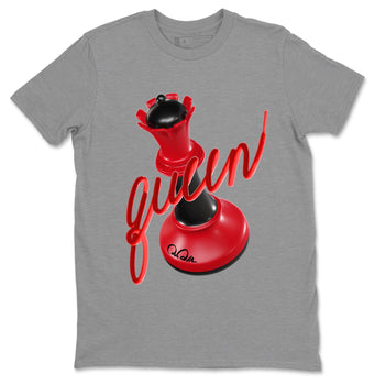 Air Jordan 1 Satin Bred Sneaker Match Tees 3D Queen Sneaker Tees AJ1 Satin Bred Sneaker Release Tees Unisex Shirts Heather Grey 2
