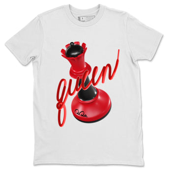 Air Jordan 1 Satin Bred Sneaker Match Tees 3D Queen Sneaker Tees AJ1 Satin Bred Sneaker Release Tees Unisex Shirts White 2