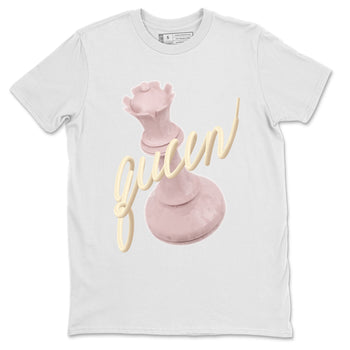 AJ1 Retro High OG Washed Pink Sneaker Match Tees 3D Queen Sneaker Tees AJ1 Retro High OG Washed Pink Sneaker Release Tees Unisex Shirts White 2