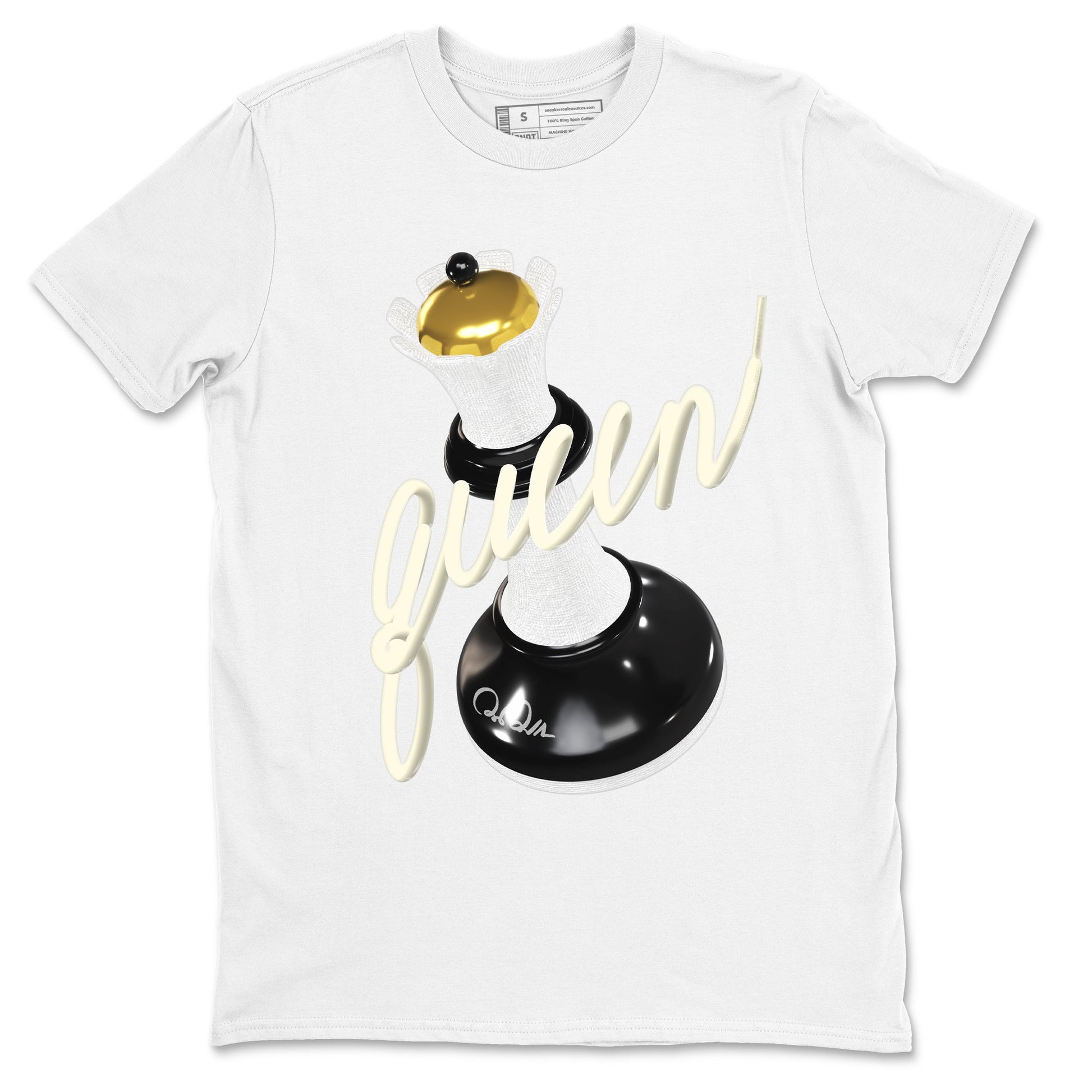 11s Gratitude shirt to match jordans 3D Queen sneaker tees Air Jordan 11 Gratitude SNRT Sneaker Release Tees Unisex White 2 T-Shirt