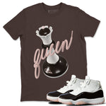 Air Jordan 11 Neapolitan shirt to match jordans 3D Queen sneaker tees AJ11 Neapolitan SNRT Sneaker Release Tees Unisex Dark Chocolate 1 T-Shirt