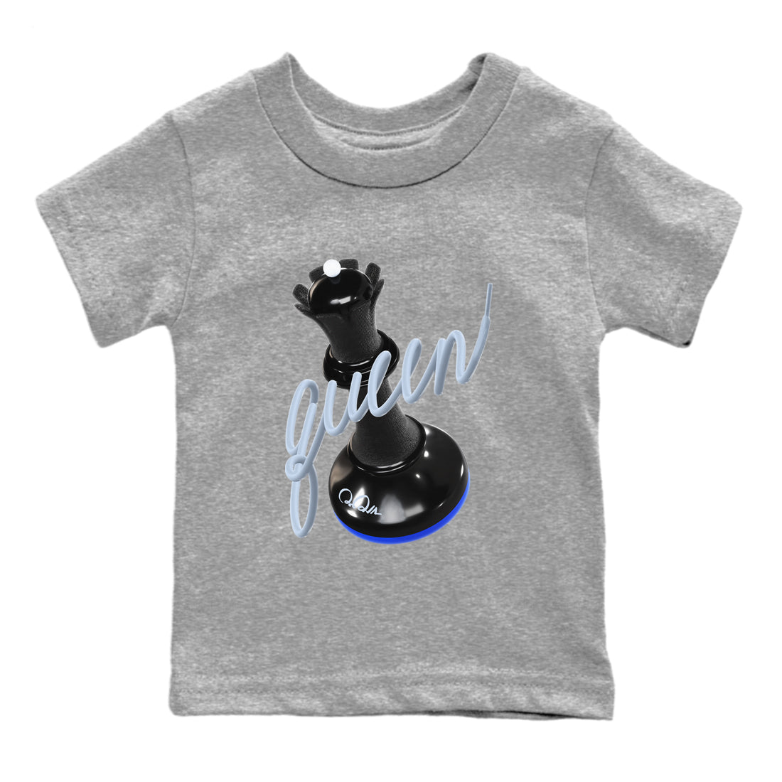 Air Jordan 11 Space shirt to match jordans 3D Queen sneaker tees AJ11 Black and Varsity Royal SNRT sneaker release tees baby toddler Heather Grey 2 cotton Shirt