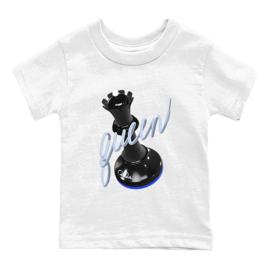 Air Jordan 11 Space shirt to match jordans 3D Queen sneaker tees AJ11 Black and Varsity Royal SNRT sneaker release tees baby toddler White 2 cotton Shirt