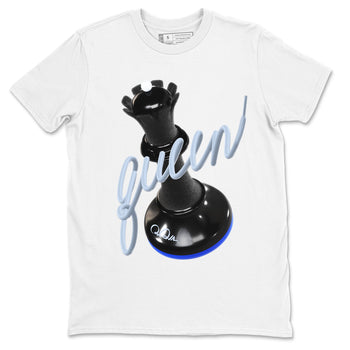 Air Jordan 11 Space shirt to match jordans 3D Queen sneaker tees AJ11 Black and Varsity Royal SNRT Sneaker Release Tees unisex cotton White 2 crew neck shirt