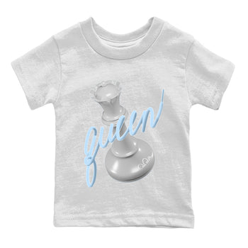 Air Jordan 11 White Cement Sneaker Match Tees 3D Queen Sneaker Tees Air Jordan 11 Cement Grey Sneaker Release Tees Kids Shirts White 2