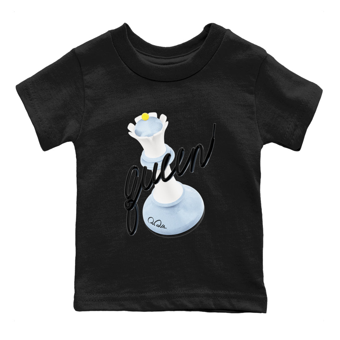 Air Jordan 13 Blue Grey shirt to match jordans 3D Queen sneaker tees AJ13 Blue Grey SNRT sneaker release tees baby toddler Black 2 cotton Shirt
