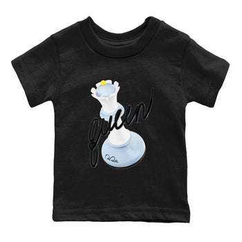 Air Jordan 13 Blue Grey shirt to match jordans 3D Queen sneaker tees AJ13 Blue Grey SNRT sneaker release tees baby toddler Black 2 cotton Shirt