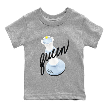 Air Jordan 13 Blue Grey shirt to match jordans 3D Queen sneaker tees AJ13 Blue Grey SNRT sneaker release tees baby toddler Heather Grey 2 cotton Shirt