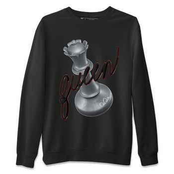 Air Jordan 14 Metallic Silver Sneaker Match Tees 3D Queen Sneaker Tees AJ14 Metallic Silver Sneaker Release Tees Unisex Shirts Black 2