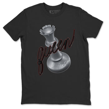 Air Jordan 14 Metallic Silver Sneaker Match Tees 3D Queen Sneaker Tees AJ14 Metallic Silver Sneaker Release Tees Unisex Shirts Black 2