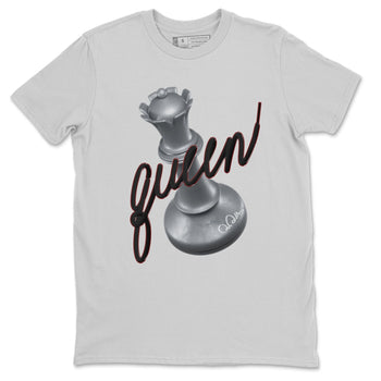 Air Jordan 14 Metallic Silver Sneaker Match Tees 3D Queen Sneaker Tees AJ14 Metallic Silver Sneaker Release Tees Unisex Shirts Silver 2