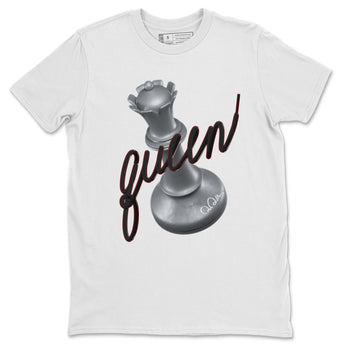 Air Jordan 14 Metallic Silver Sneaker Match Tees 3D Queen Sneaker Tees AJ14 Metallic Silver Sneaker Release Tees Unisex Shirts White 2