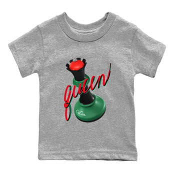 2s Christmas X-mas gift shirt to match jordans 3D Queen sneaker tees Air Jordan 2 Christmas SNRT Sneaker Release Tees Baby Toddler Heather Grey 2 T-Shirt