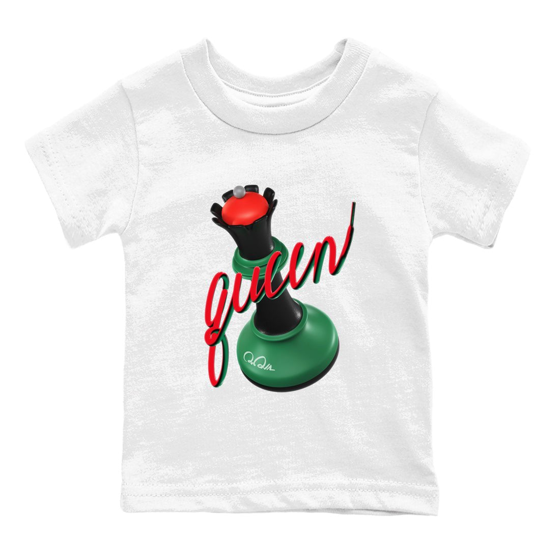 2s Christmas X-mas gift shirt to match jordans 3D Queen sneaker tees Air Jordan 2 Christmas SNRT Sneaker Release Tees Baby Toddler White 2 T-Shirt