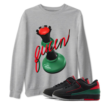 2s Christmas X-mas gift shirt to match jordans 3D Queen sneaker tees Air Jordan 2 Christmas SNRT Sneaker Release Tees Unisex Heather Grey 1 T-Shirt