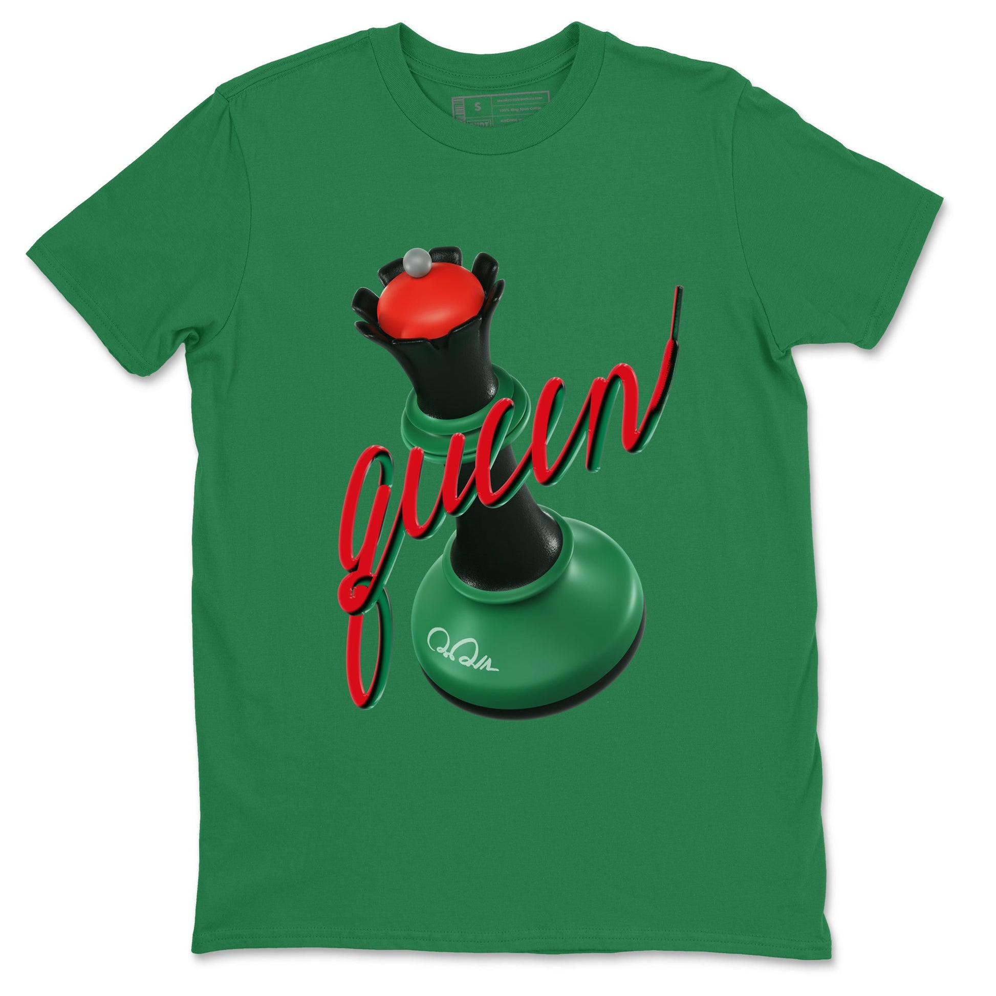 2s Christmas X-mas gift shirt to match jordans 3D Queen sneaker tees Air Jordan 2 Christmas SNRT Sneaker Release Tees Unisex Kelly Green 2 T-Shirt