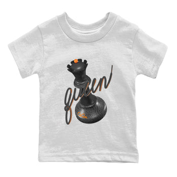 Air Jordan 3 Fear shirt to match jordans 3D Queen sneaker tees AJ3 Fear SNRT Sneaker Release Tees Baby Toddler White 2 T-Shirt