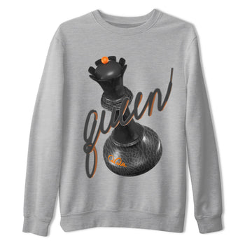 Air Jordan 3 Fear shirt to match jordans 3D Queen sneaker tees AJ3 Fear SNRT Sneaker Release Tees Unisex Heather Grey 2 T-Shirt