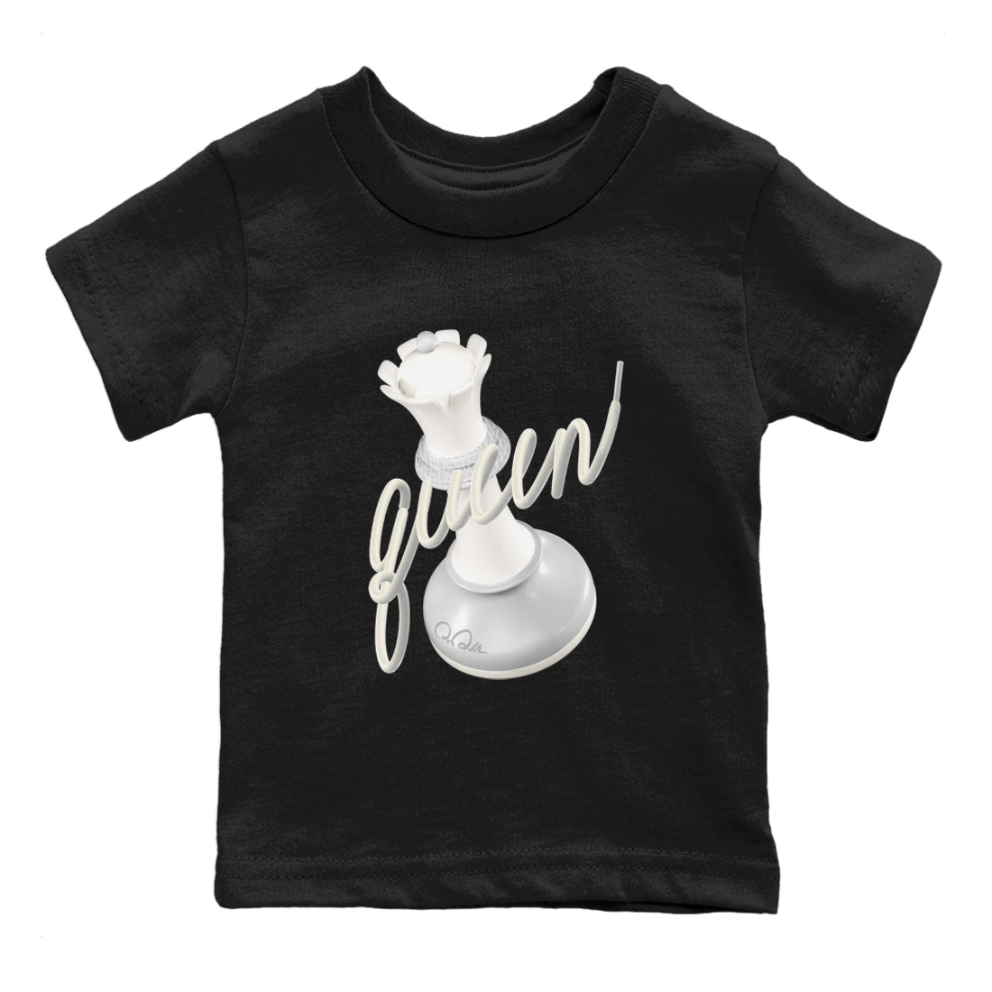 3s Ivory shirt to match jordans 3D Queen sneaker tees Air Jordan 3 Ivory SNRT sneaker release tees baby toddler Black 2 cotton Shirt