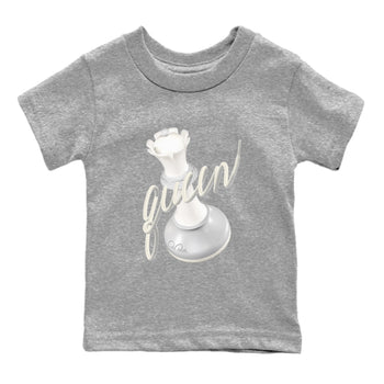 3s Ivory shirt to match jordans 3D Queen sneaker tees Air Jordan 3 Ivory SNRT sneaker release tees baby toddler Heather Grey 2 cotton Shirt