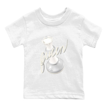 3s Ivory shirt to match jordans 3D Queen sneaker tees Air Jordan 3 Ivory SNRT sneaker release tees baby toddler White 2 cotton Shirt