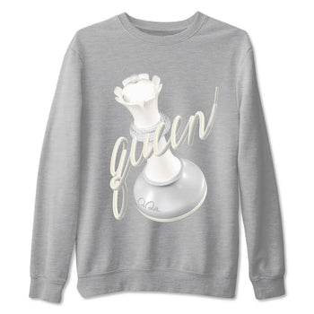 3s Ivory shirt to match jordans 3D Queen sneaker tees Air Jordan 3 Ivory SNRT Sneaker Release Tees unisex cotton Heather Grey 2 crew neck shirt
