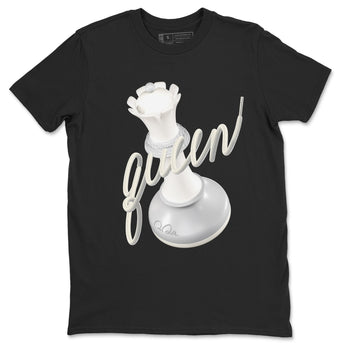 3s Ivory shirt to match jordans 3D Queen sneaker tees Air Jordan 3 Ivory SNRT Sneaker Release Tees unisex cotton Black 2 crew neck shirt