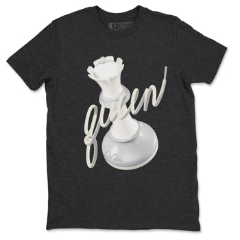 3s Ivory shirt to match jordans 3D Queen sneaker tees Air Jordan 3 Ivory SNRT Sneaker Release Tees unisex cotton Charcoal Heather 2 crew neck shirt