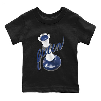3s Midnight Navy shirt to match jordans 3D Queen sneaker tees AJ3 Midnight Navy SNRT sneaker release tees baby toddler Black 2 cotton Shirt