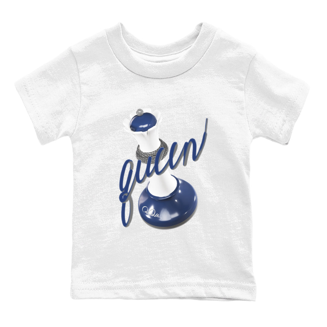 3s Midnight Navy shirt to match jordans 3D Queen sneaker tees AJ3 Midnight Navy SNRT sneaker release tees baby toddler White 2 cotton Shirt