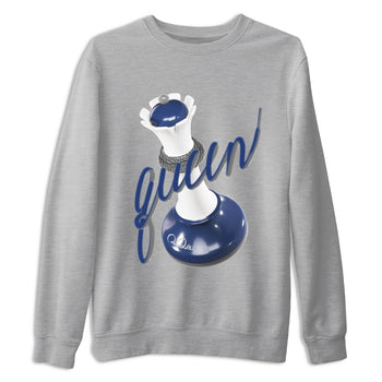 3s Midnight Navy shirt to match jordans 3D Queen sneaker tees AJ3 Midnight Navy SNRT Sneaker Release Tees unisex cotton Heather Grey 2 crew neck shirt
