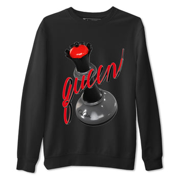 4s Bred Reimagined shirt to match jordans 3D Queen sneaker tees Air Jordan 4 Bred Reimagined SNRT Sneaker Release Tees Unisex Black 2 T-Shirt