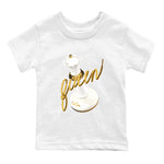 4s Sail shirt to match jordans 3D Queen sneaker tees Air Jordan 4 Sail SNRT sneaker release tees baby toddler White 2 cotton Shirt