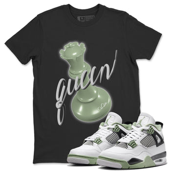 Jordan 4 Seafoam Sneaker Match Tees 3D Queen Sneaker Tees Jordan 4 Seafoam Sneaker Release Tees Unisex Shirts
