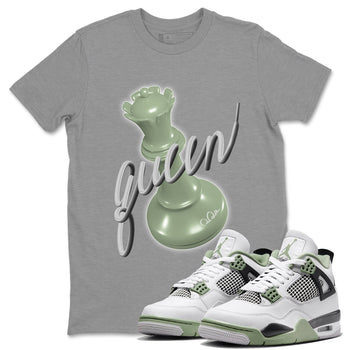 Jordan 4 Seafoam Sneaker Match Tees 3D Queen Sneaker Tees Jordan 4 Seafoam Sneaker Release Tees Unisex Shirts