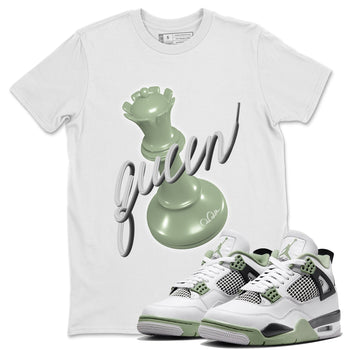 Jordan 4 Seafoam Sneaker Match Tees 3D Queen Sneaker Tees Jordan 4 Seafoam Sneaker Release Tees Unisex Shirts