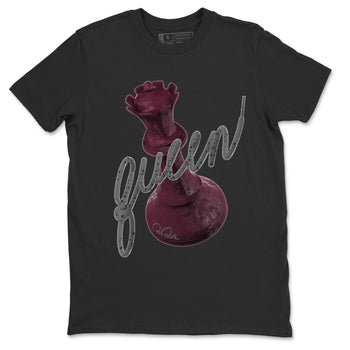 Air Jordan 5 Burgundy Sneaker Match Tees 3D Queen Sneaker Tees Air Jordan 5 Burgundy Sneaker Release Tees Unisex Shirts Black 2
