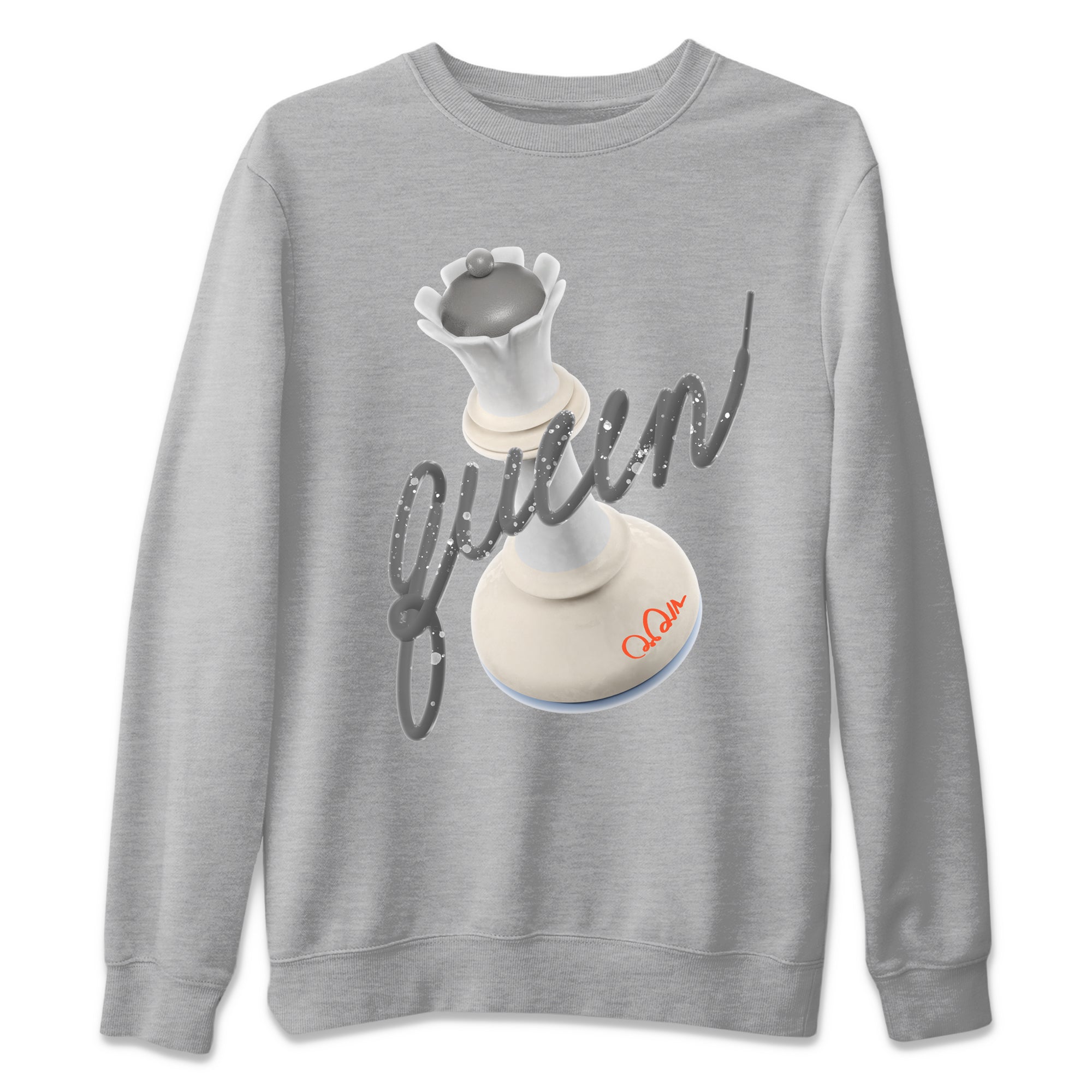 Air Jordan 5 Craft Sneaker Match Tees 3D Queen Sneaker Tees AJ5 SE Craft Sneaker Release Tees Unisex Shirts Heather Grey 2