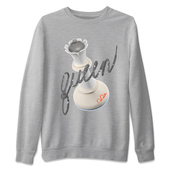 Air Jordan 5 Craft Sneaker Match Tees 3D Queen Sneaker Tees AJ5 SE Craft Sneaker Release Tees Unisex Shirts Heather Grey 2