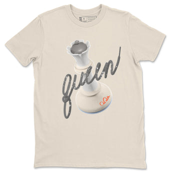 Air Jordan 5 Craft Sneaker Match Tees 3D Queen Sneaker Tees AJ5 SE Craft Sneaker Release Tees Unisex Shirts Natural 2