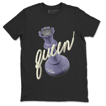 Air Jordan 5 Indigo Haze Sneaker Match Tees 3D Queen Sneaker Tees AJ5 Indigo Haze Sneaker Release Tees Unisex Shirts Black 2