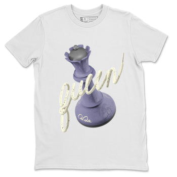 Air Jordan 5 Indigo Haze Sneaker Match Tees 3D Queen Sneaker Tees AJ5 Indigo Haze Sneaker Release Tees Unisex Shirts White 2