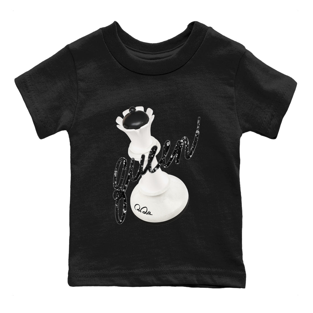 5s Sail shirt to match jordans 3D Queen sneaker tees Air Jordan 5 Sail SNRT sneaker release tees baby toddler Black 2 cotton Shirt